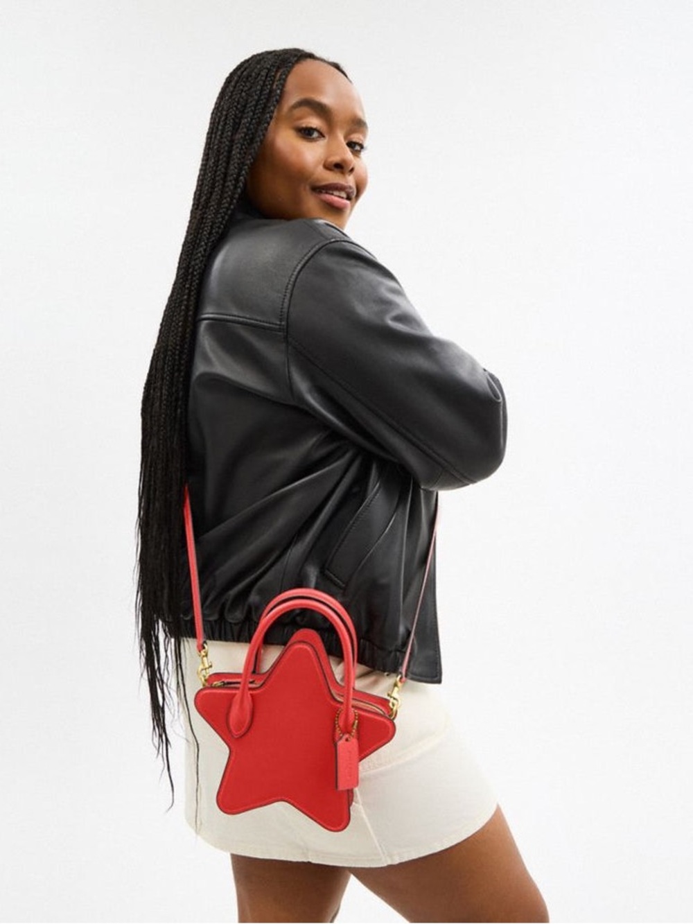 COACH BUNDLE: Coach Denim Cherry Embroidered Cargo Tote & Coach Star Crossbody - Picture 15 of 15